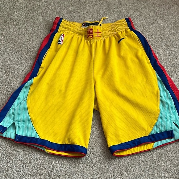“NBA- Golden State Warriors Chinese New Year Shorts size small” - Picture 1 of 9